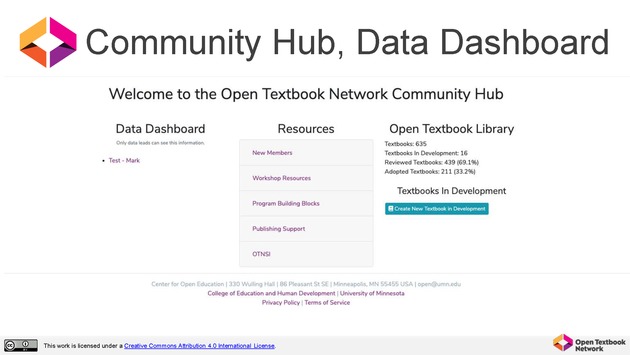 Open Textbook Network Summer Institute 2019 Slides - Thursday - Page 13